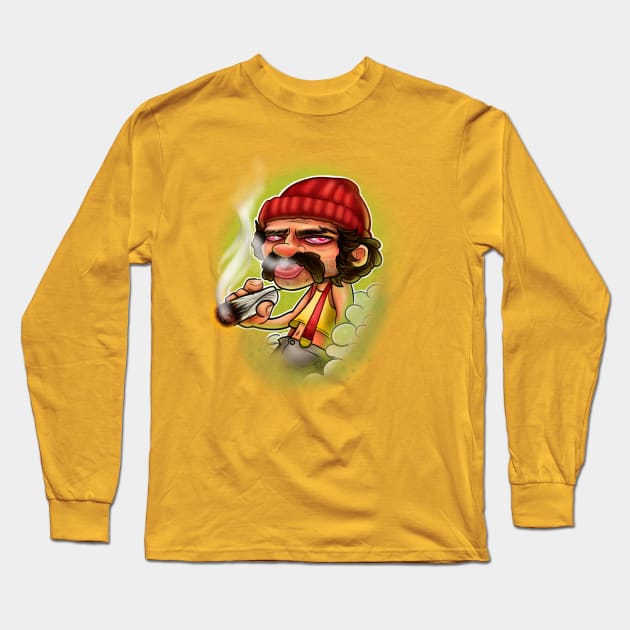 "Mex-ee-can Amer-ee-can..." Long Sleeve T-Shirt by InkyMcStapleface